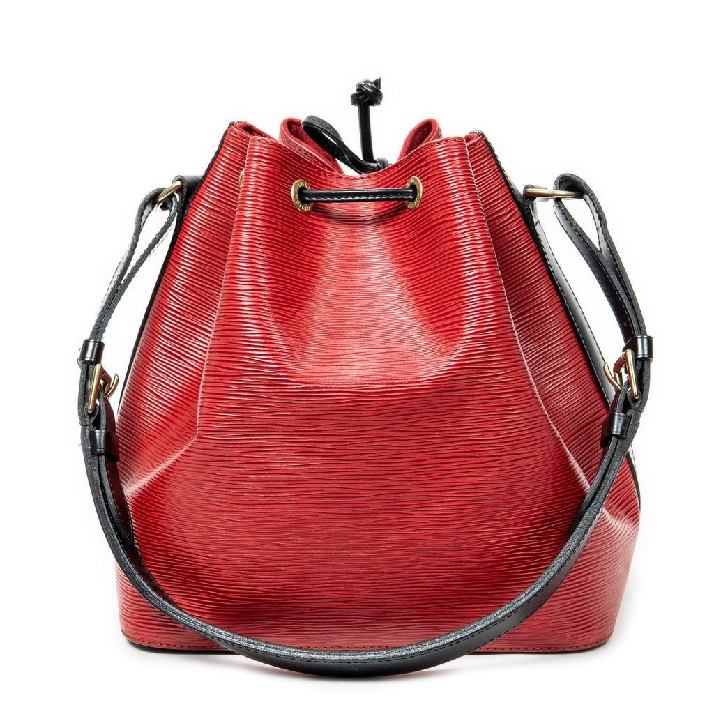 Shoulder bag Noe Bicolor PM Red Epi