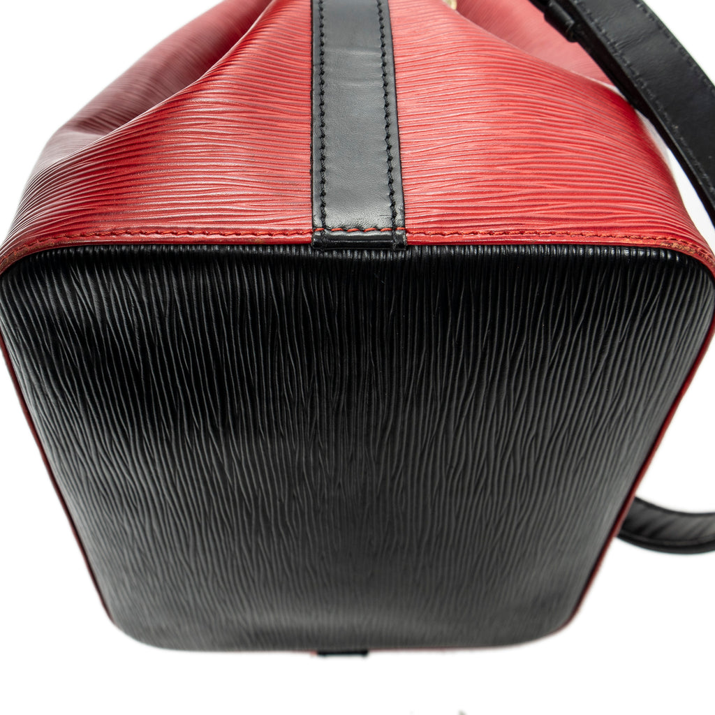 Shoulder bag Noe Bicolor PM Red Epi