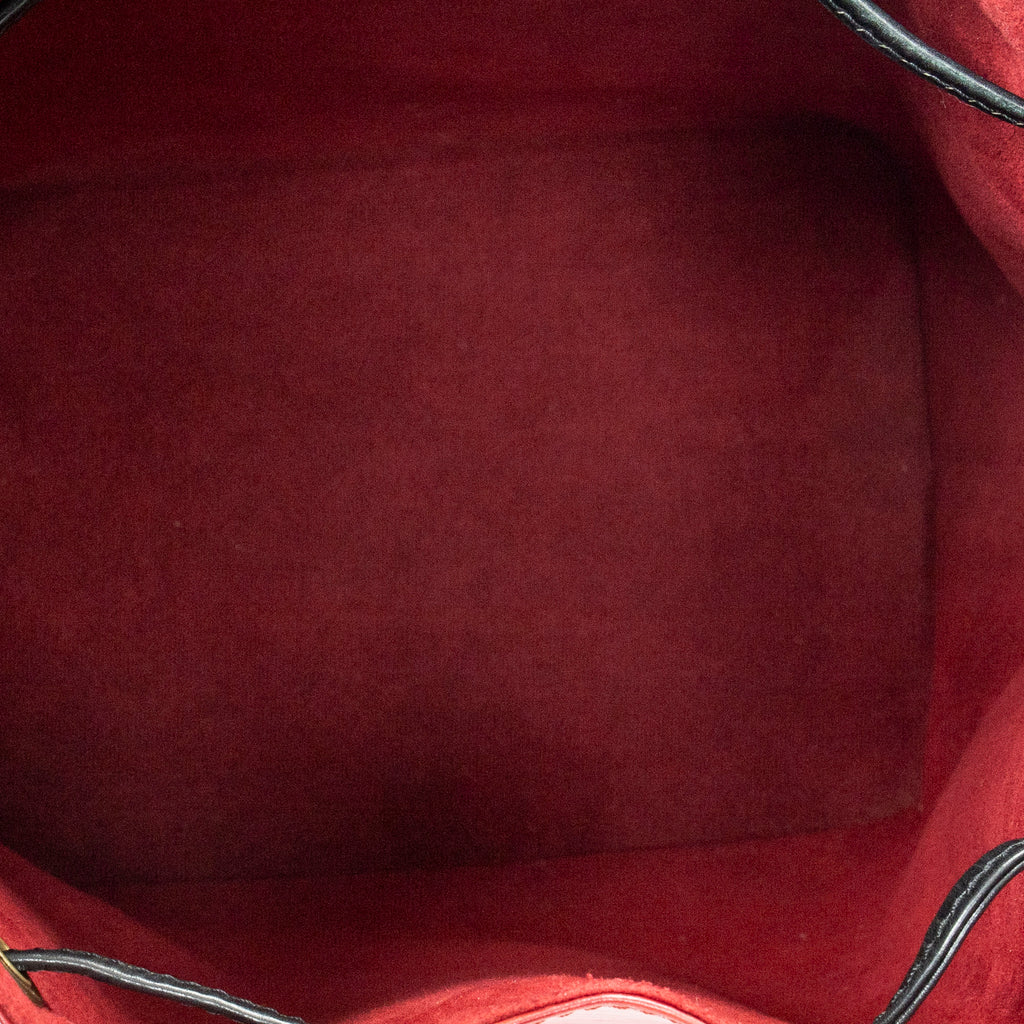 Shoulder bag Noe Bicolor PM Red Epi