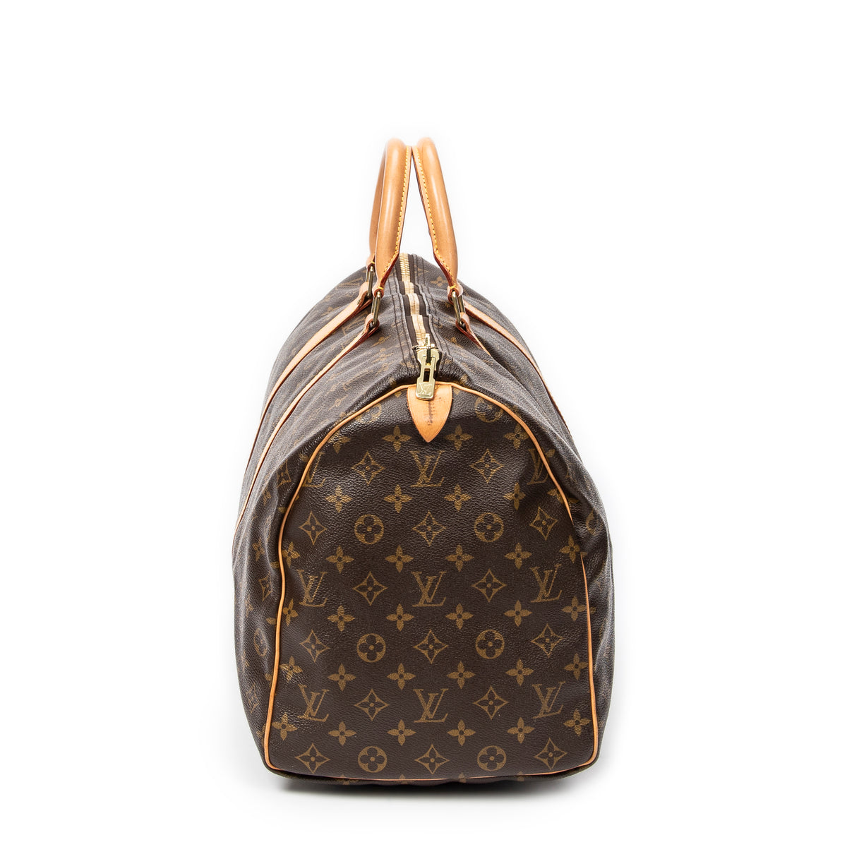 Travel Bag Keepall 50 Brown Monogram Canvas