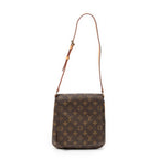 Shoulder bag Musette Salsa Brown Monogram Canvas