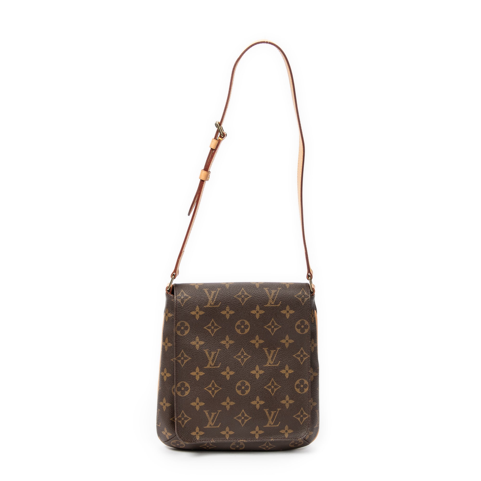 Shoulder bag Musette Salsa Brown Monogram Canvas