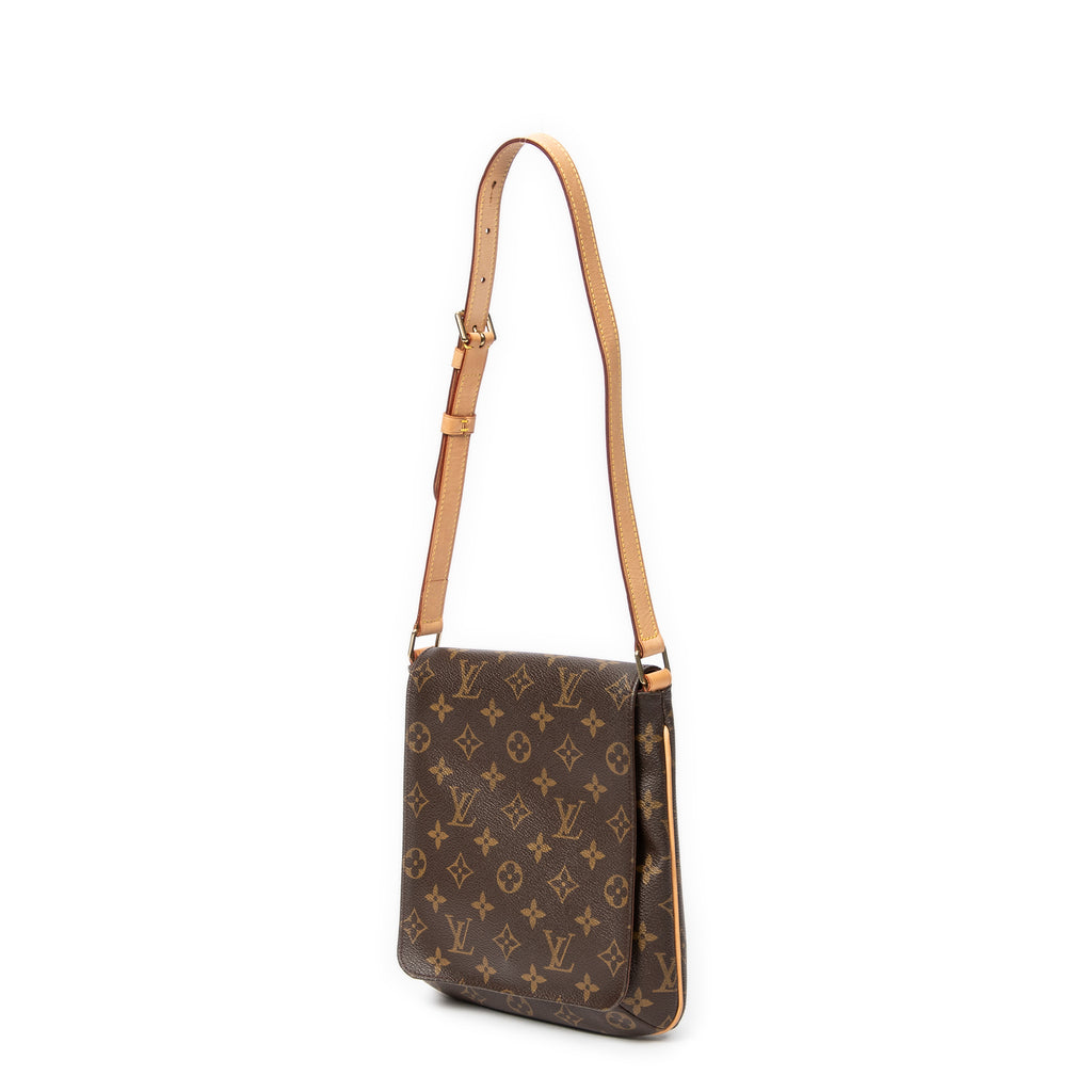 Shoulder bag Musette Salsa Brown Monogram Canvas