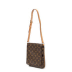Shoulder bag Musette Salsa Brown Monogram Canvas