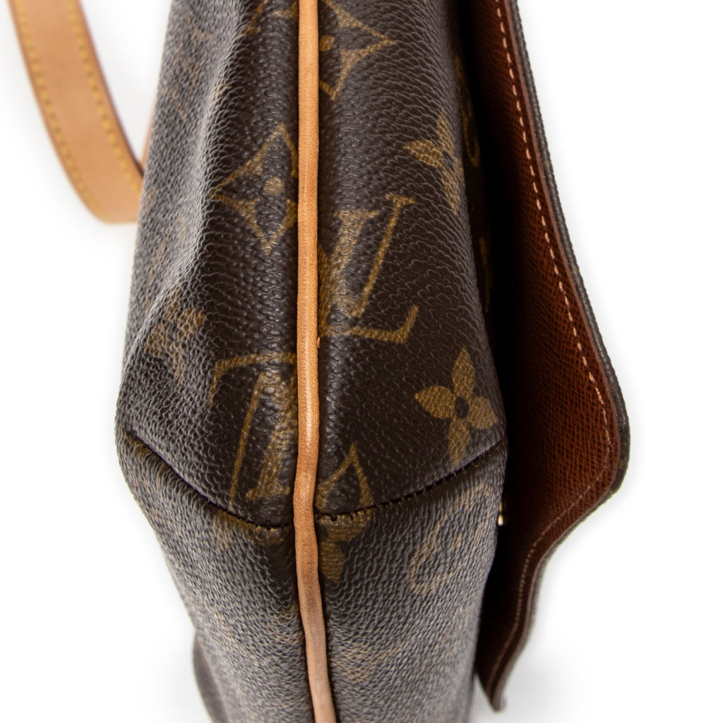 Shoulder bag Musette Salsa Brown Monogram Canvas