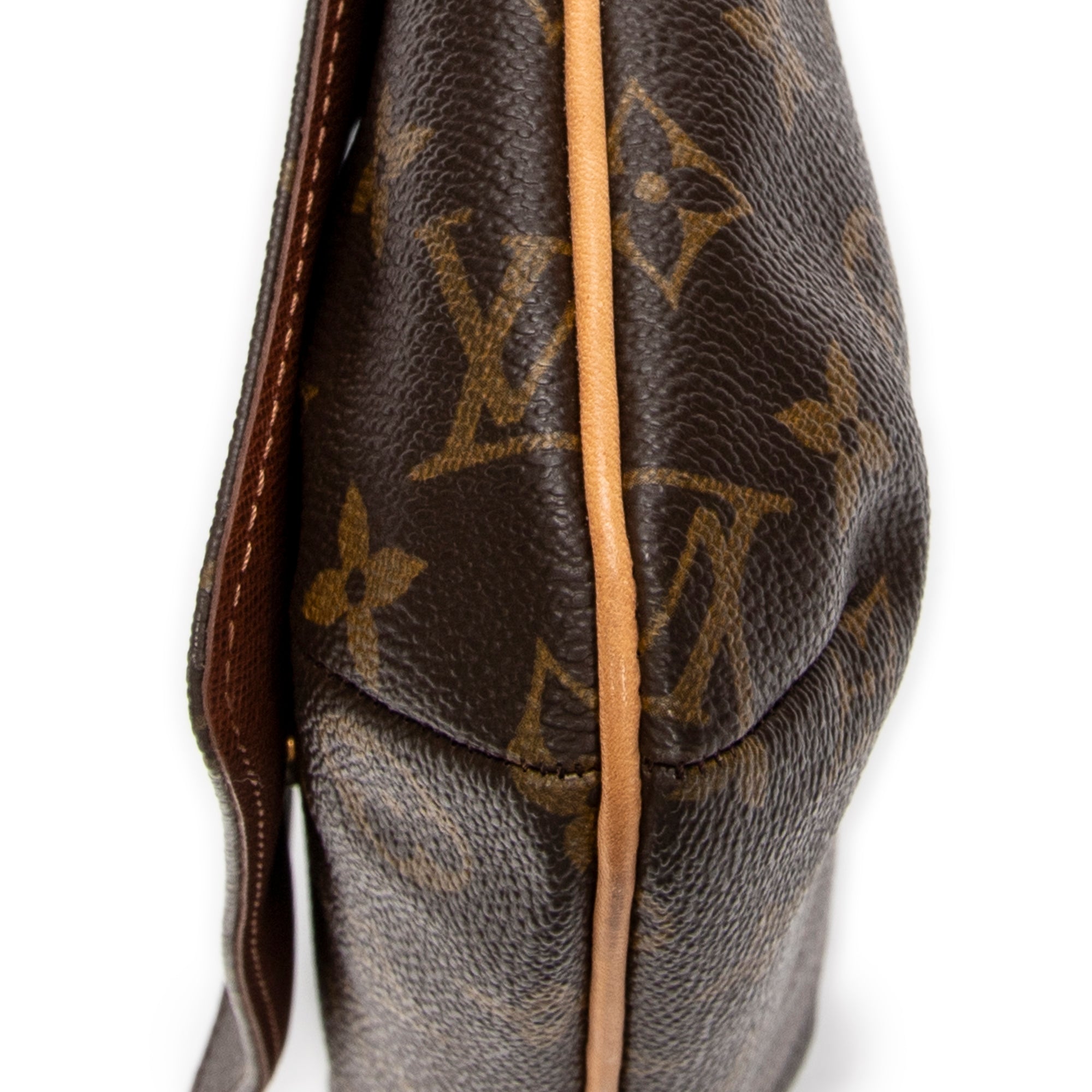 Shoulder bag Musette Salsa Brown Monogram Canvas