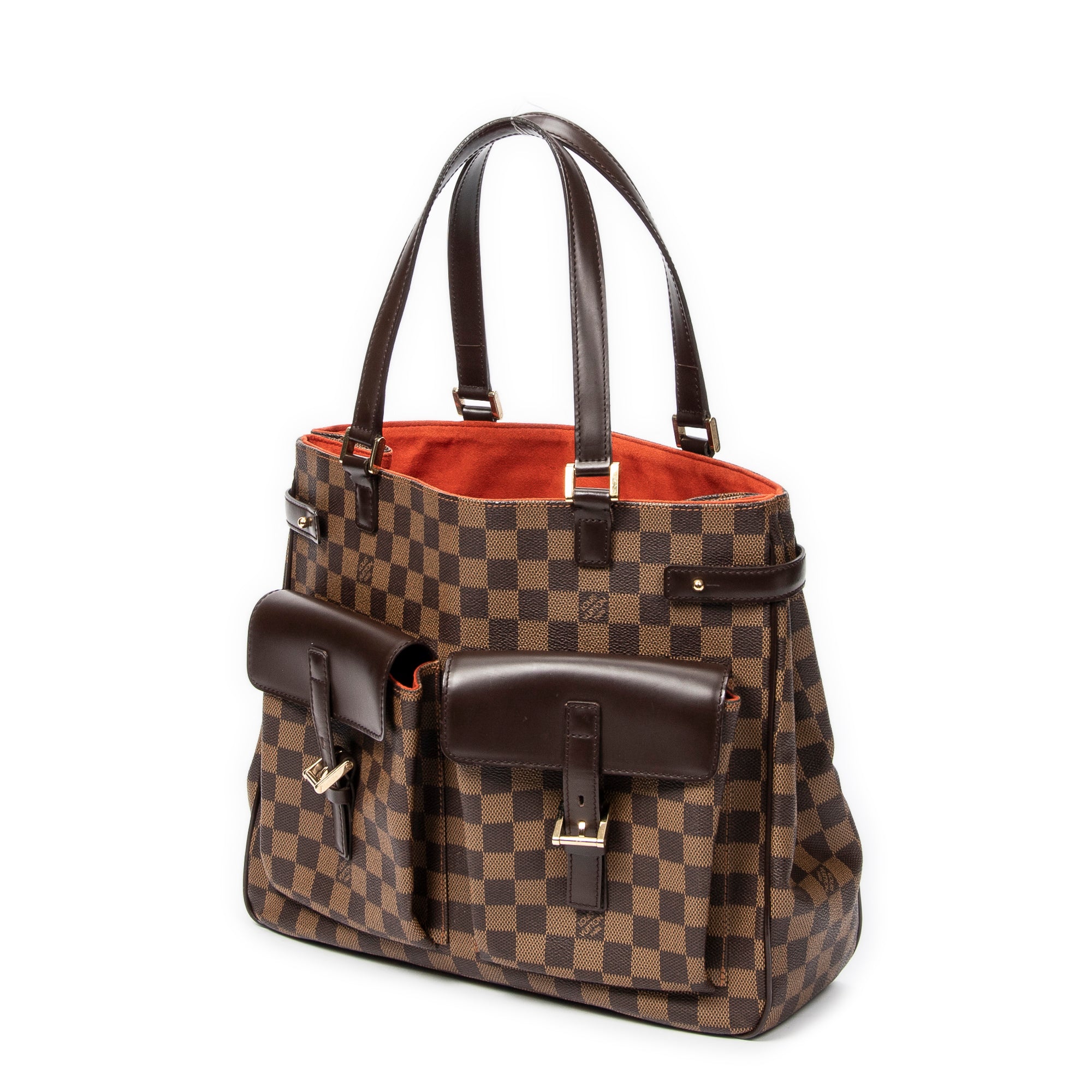 Shoulder bag Uzes Brown Damier Ebene