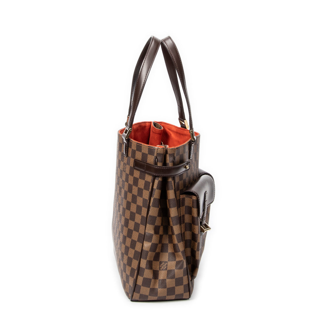 Shoulder bag Uzes Brown Damier Ebene