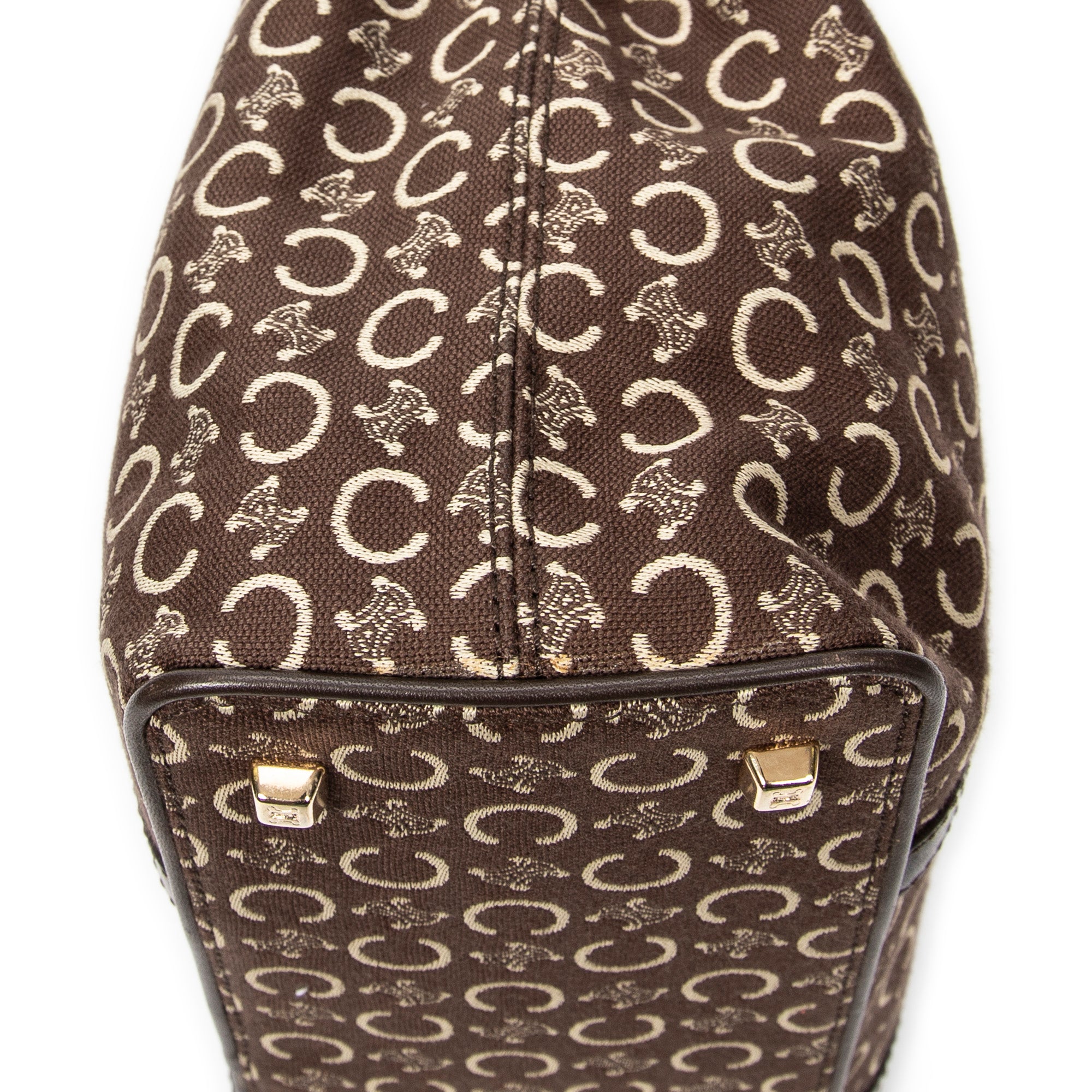 Handbag Small Open Tote Brown C Macadam Canvas