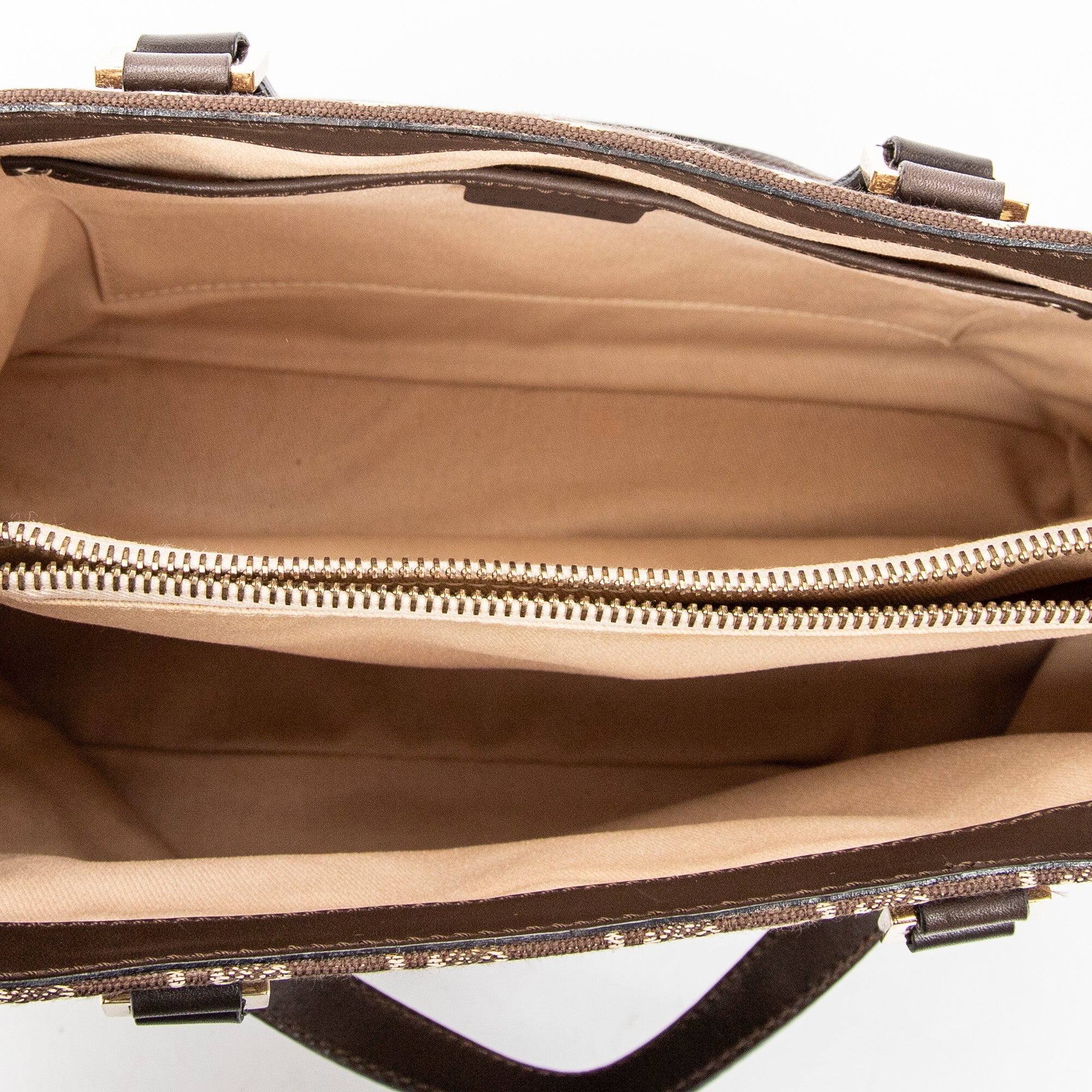 Handbag Small Open Tote Brown C Macadam Canvas