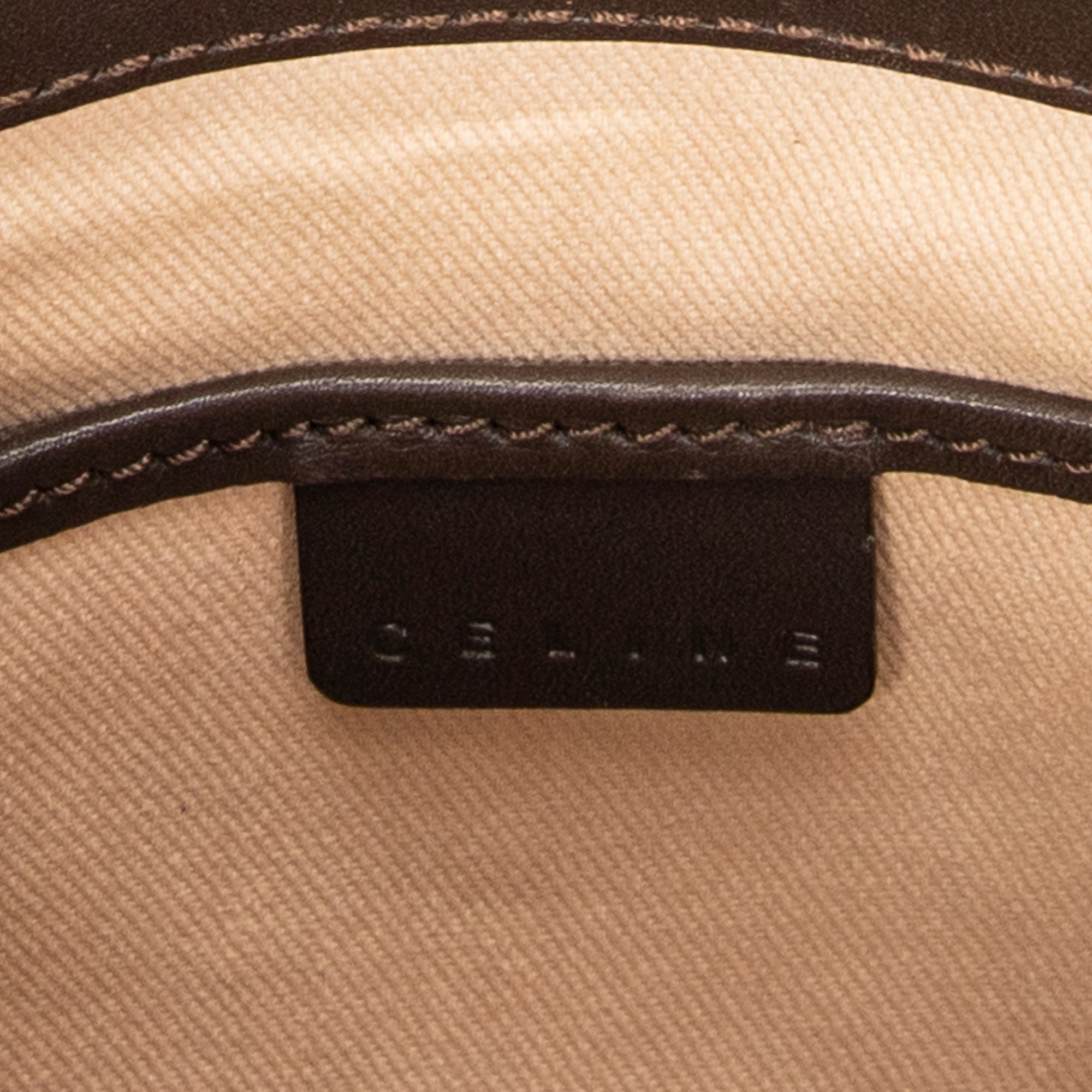 Handbag Small Open Tote Brown C Macadam Canvas
