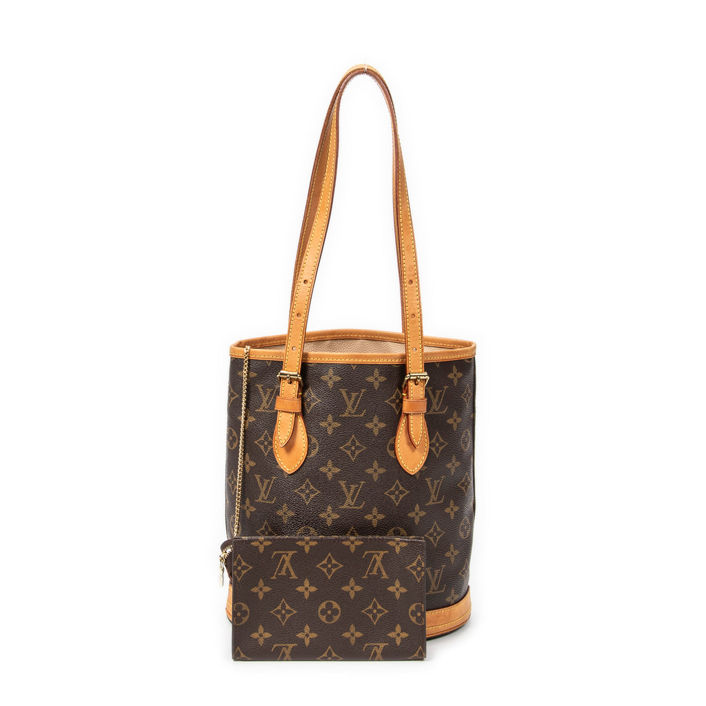 Shoulder bag Bucket PM Brown Monogram Canvas