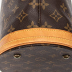 Shoulder bag Bucket PM Brown Monogram Canvas