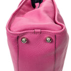 Shoulder bag Alamo 36 Fuchsia Pink Goatskin Leather