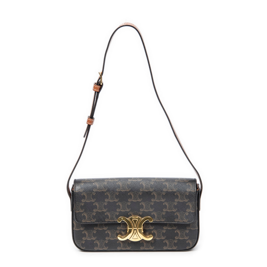 Shoulder bag Claude Tan Triomphe Coated Canvas