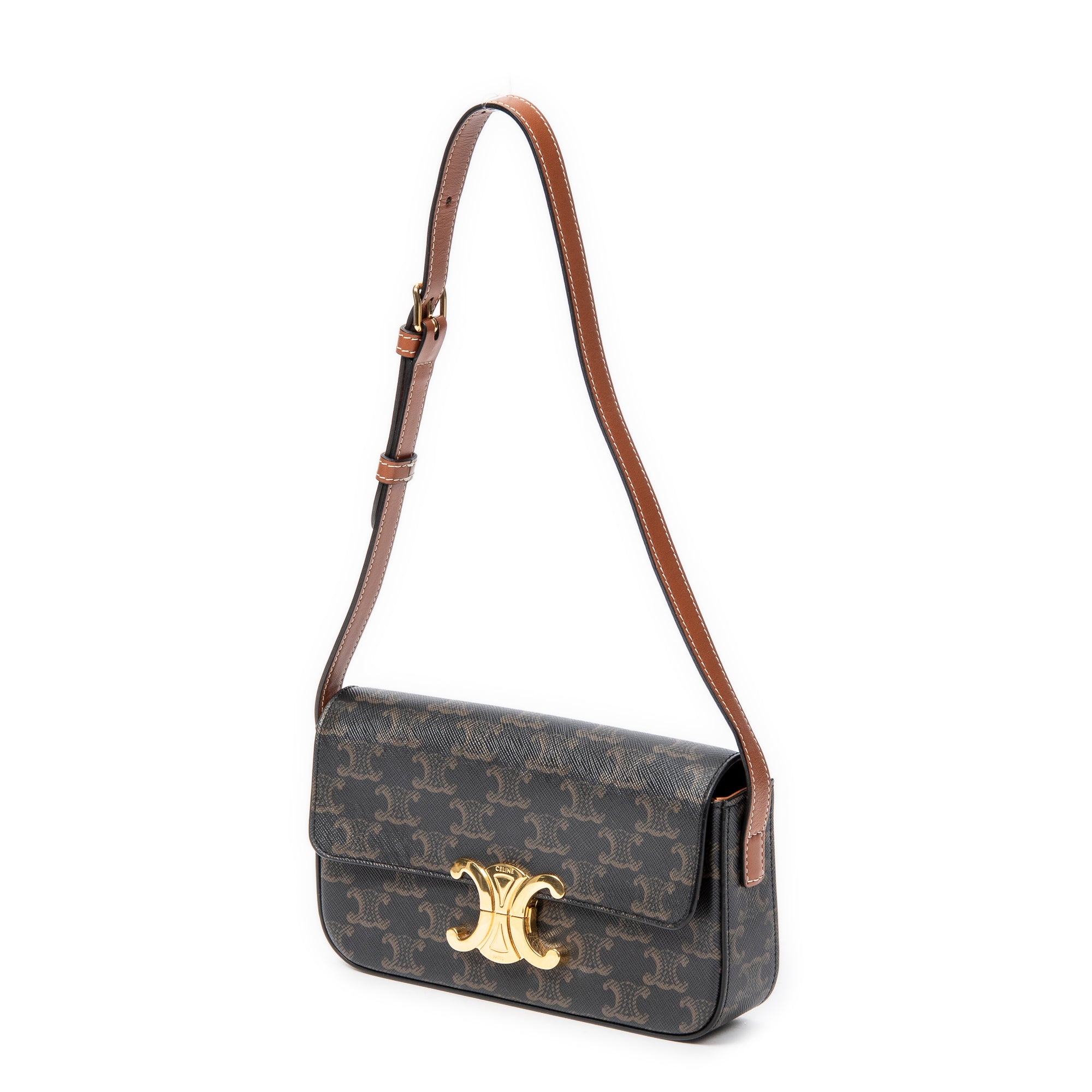 Shoulder bag Claude Tan Triomphe Coated Canvas