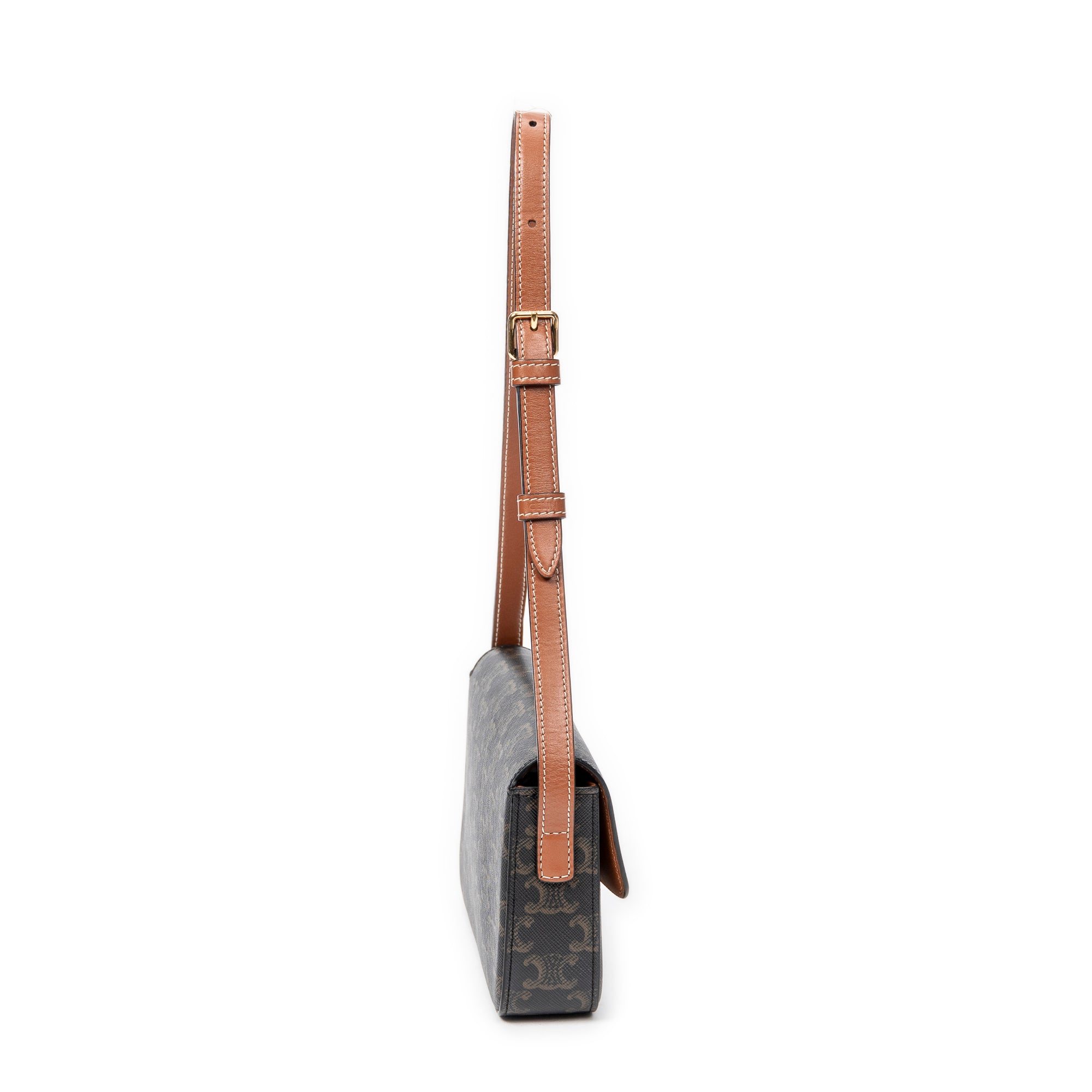 Shoulder bag Claude Tan Triomphe Coated Canvas
