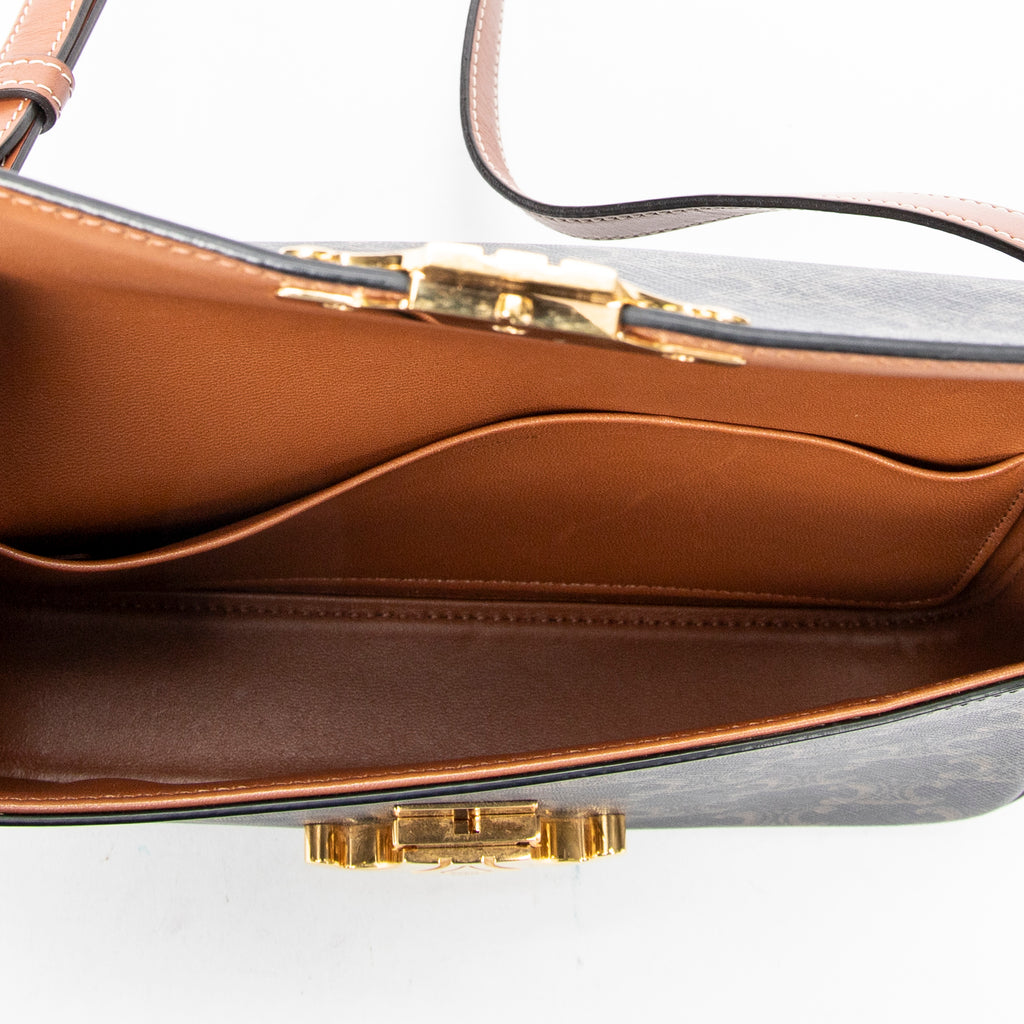 Shoulder bag Claude Tan Triomphe Coated Canvas