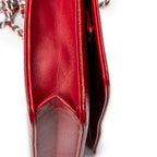Chanel - Portefeuille sur chaîne intemporel - Rouge