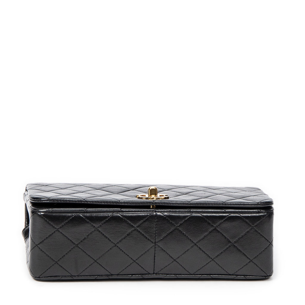 Shoulder bag Mademoiselle Full Flap Black Quilted Lambskin Leather