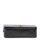 Shoulder bag Mademoiselle Full Flap Black Quilted Lambskin Leather