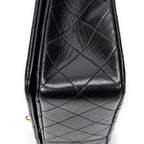 Shoulder bag Mademoiselle Full Flap Black Quilted Lambskin Leather