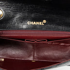 Shoulder bag Mademoiselle Full Flap Black Quilted Lambskin Leather