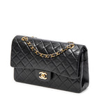 Shoulder bag Classic Double Flap 26 Black Quilted Lambskin Leather