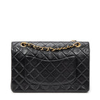 Shoulder bag Classic Double Flap 26 Black Quilted Lambskin Leather