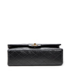 Shoulder bag Classic Double Flap 26 Black Quilted Lambskin Leather