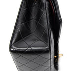 Shoulder bag Classic Double Flap 26 Black Quilted Lambskin Leather