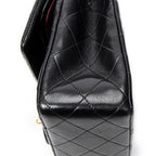 Shoulder bag Classic Double Flap 26 Black Quilted Lambskin Leather