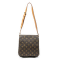 Shoulder bag Musette Salsa Brown Monogram Canvas