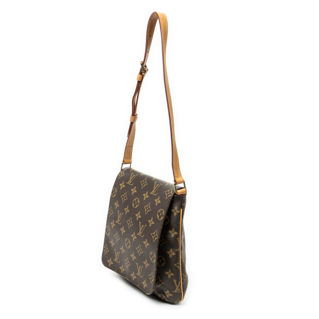 Shoulder bag Musette Salsa Brown Monogram Canvas