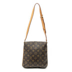 Shoulder bag Musette Salsa Brown Monogram Canvas
