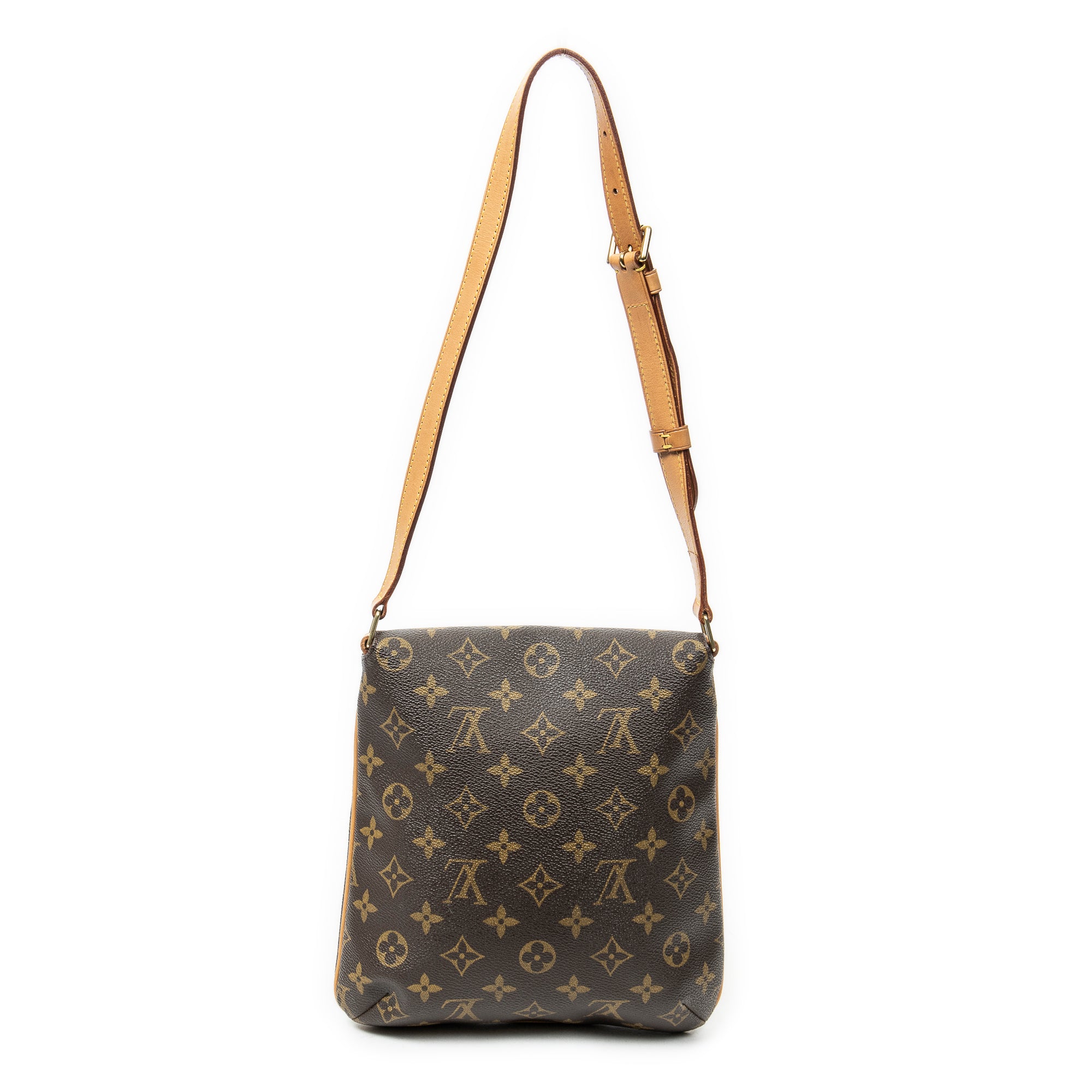 Shoulder bag Musette Salsa Brown Monogram Canvas