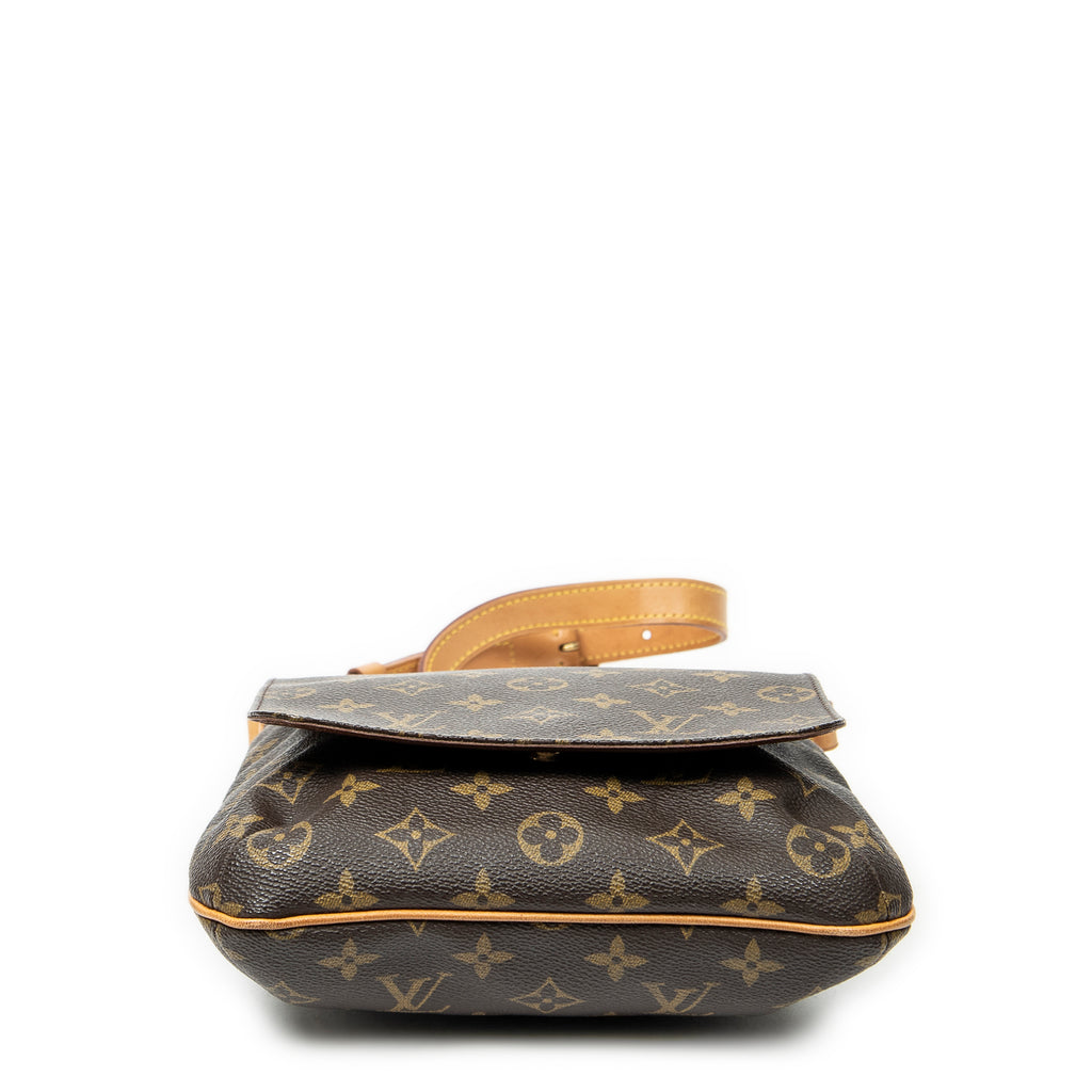 Shoulder bag Musette Salsa Brown Monogram Canvas