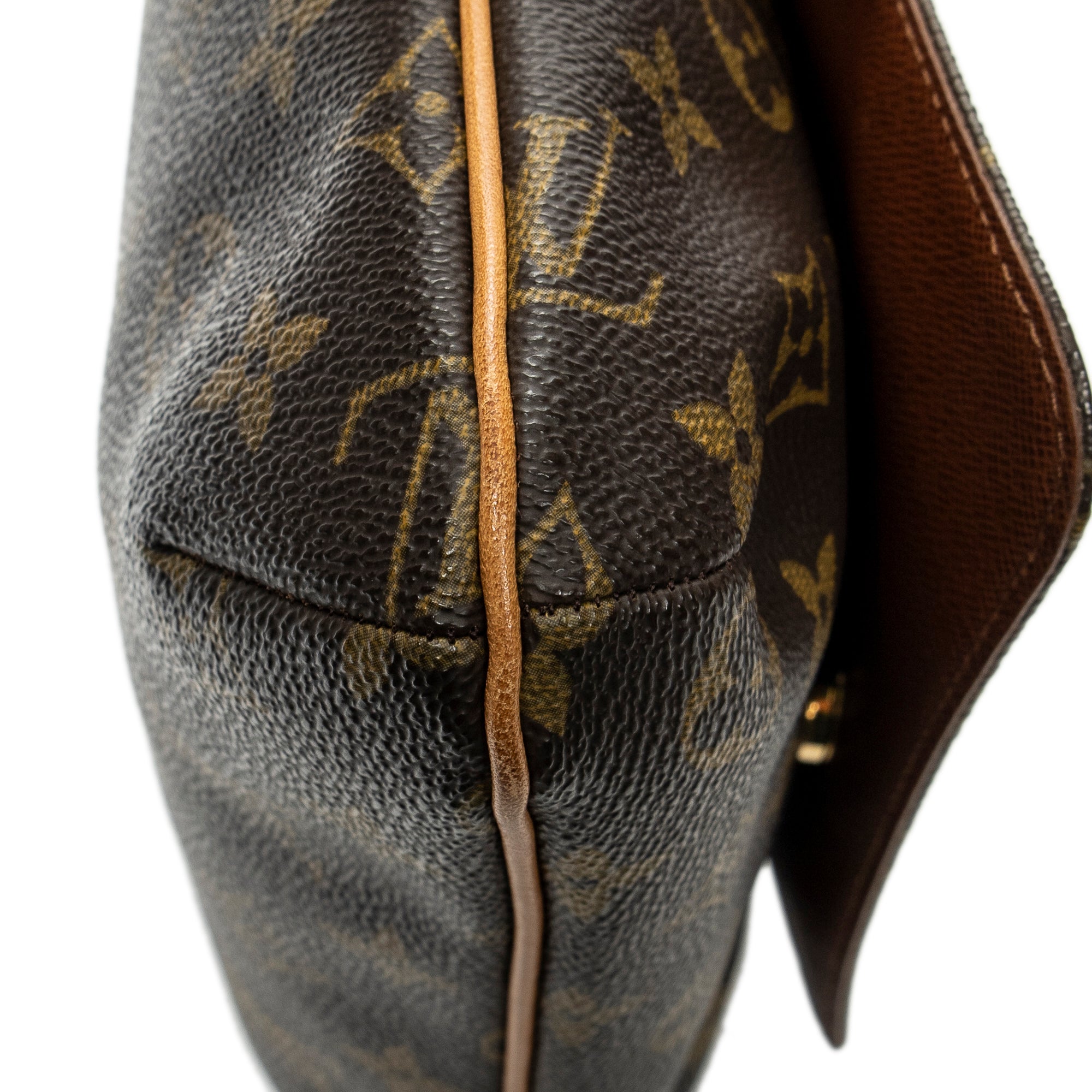 Shoulder bag Musette Salsa Brown Monogram Canvas