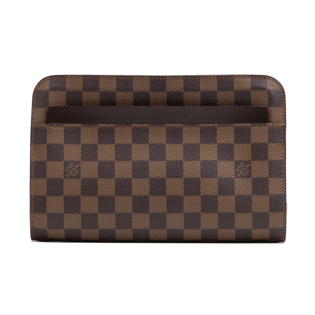 Handbag Saint Louis Clutch Brown Damier Ebene