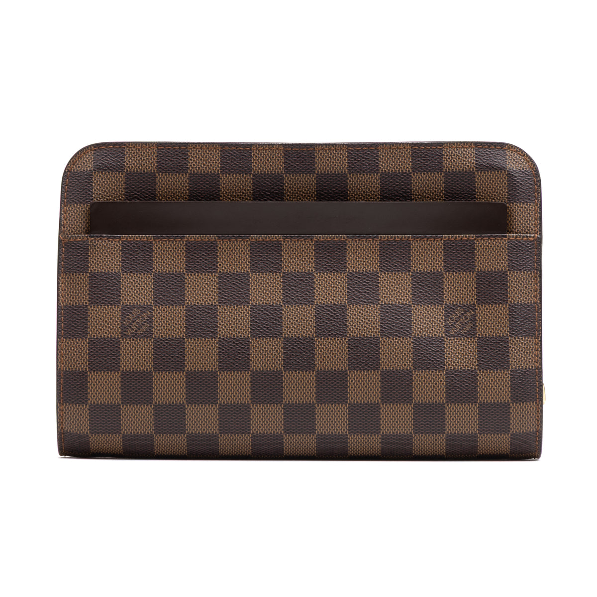 Handbag Saint Louis Clutch Brown Damier Ebene