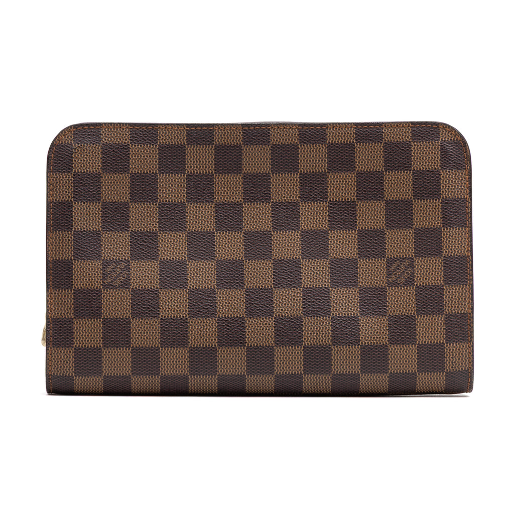 Handbag Saint Louis Clutch Brown Damier Ebene