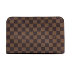 Handbag Saint Louis Clutch Brown Damier Ebene