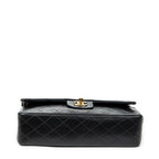 Shoulder bag Classic Double Flap 26 Black Quilted Lambskin Leather
