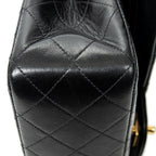 Shoulder bag Classic Double Flap 26 Black Quilted Lambskin Leather