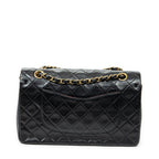 Shoulder bag Classic Double Flap 26 Black Quilted Lambskin Leather