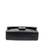 Shoulder bag Classic Double Flap 26 Black Quilted Lambskin Leather