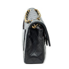 Shoulder bag Classic Double Flap 26 Black Quilted Lambskin Leather