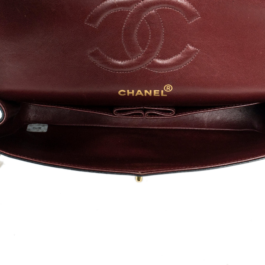Shoulder bag Classic Double Flap 26 Black Quilted Lambskin Leather