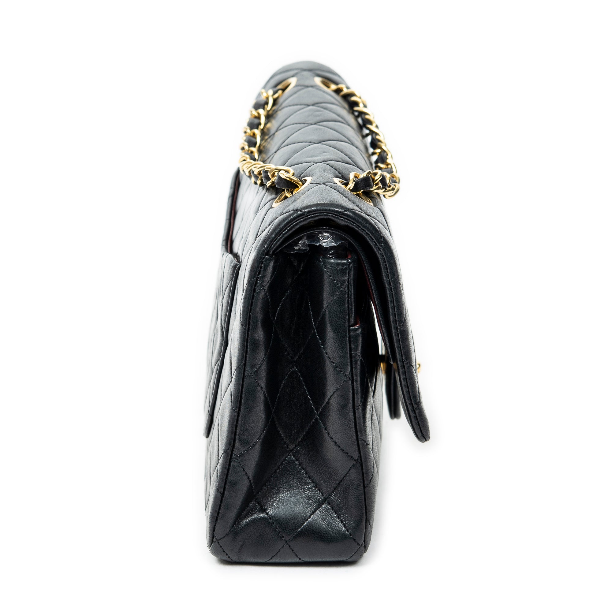 Shoulder bag Classic Double Flap 26 Black Quilted Lambskin Leather
