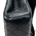 Shoulder bag Classic Double Flap 26 Black Quilted Lambskin Leather